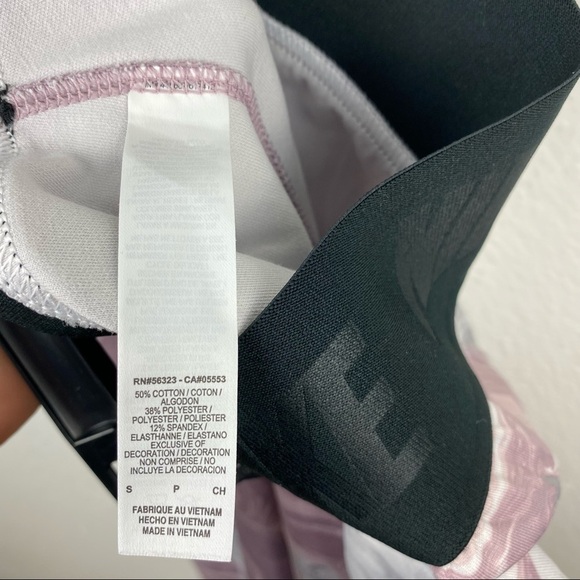 NIKE NSW Leg-A-See Pink Gray Marble Leggings Small - Picture 9 of 10